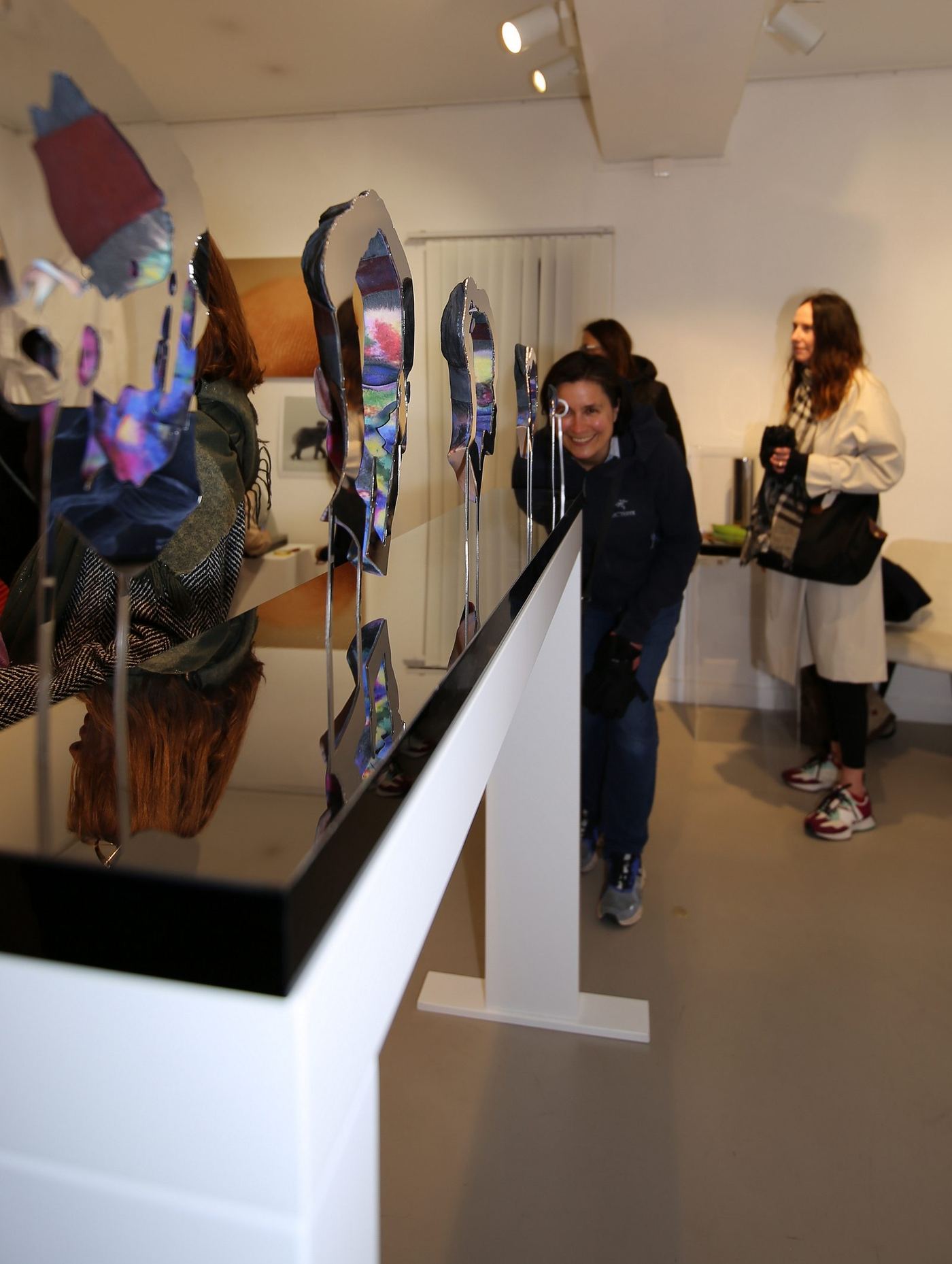 Visitors interacting with the exhibition — photograph 17