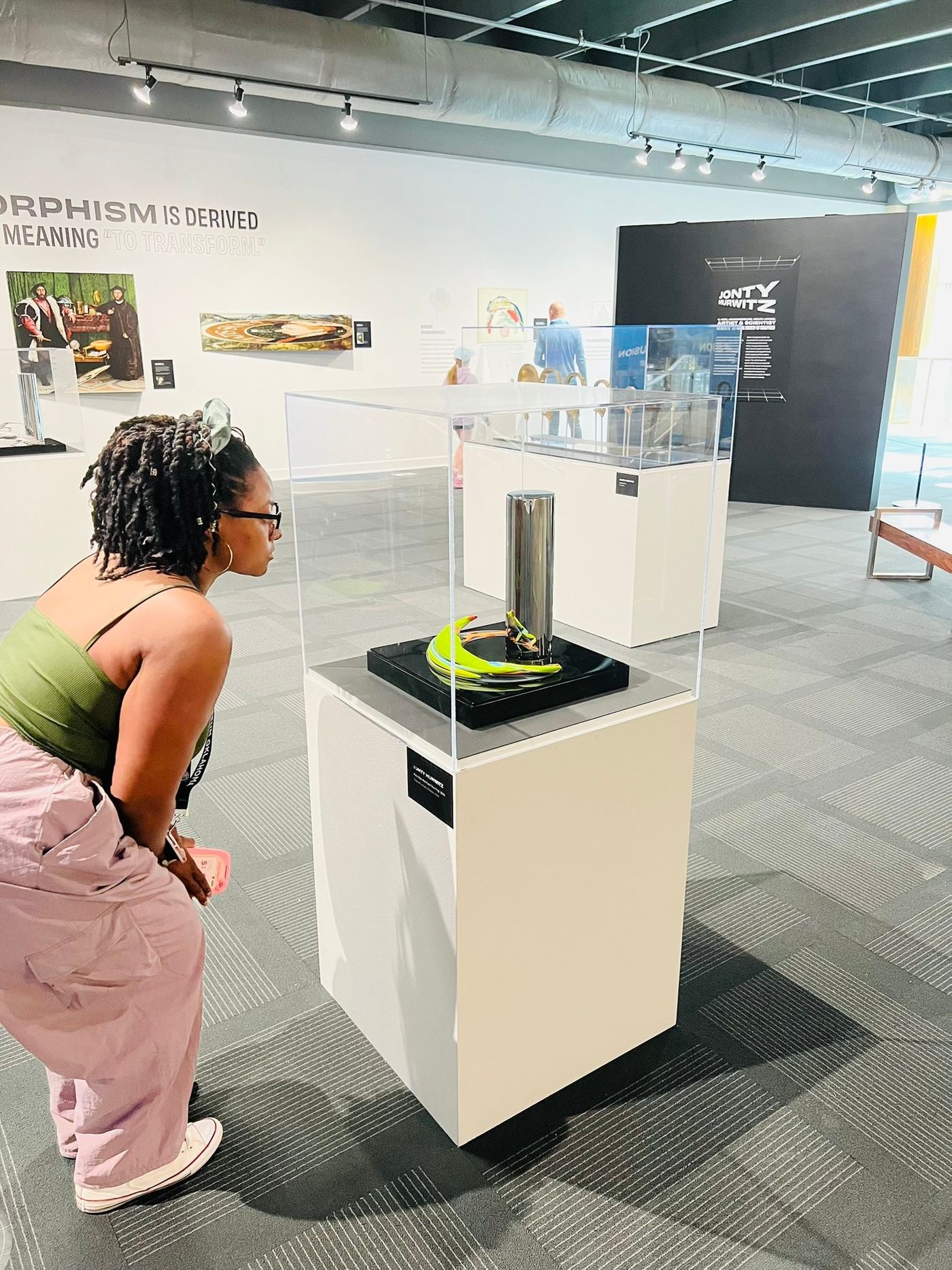 Visitors interacting with the exhibition — photograph 31