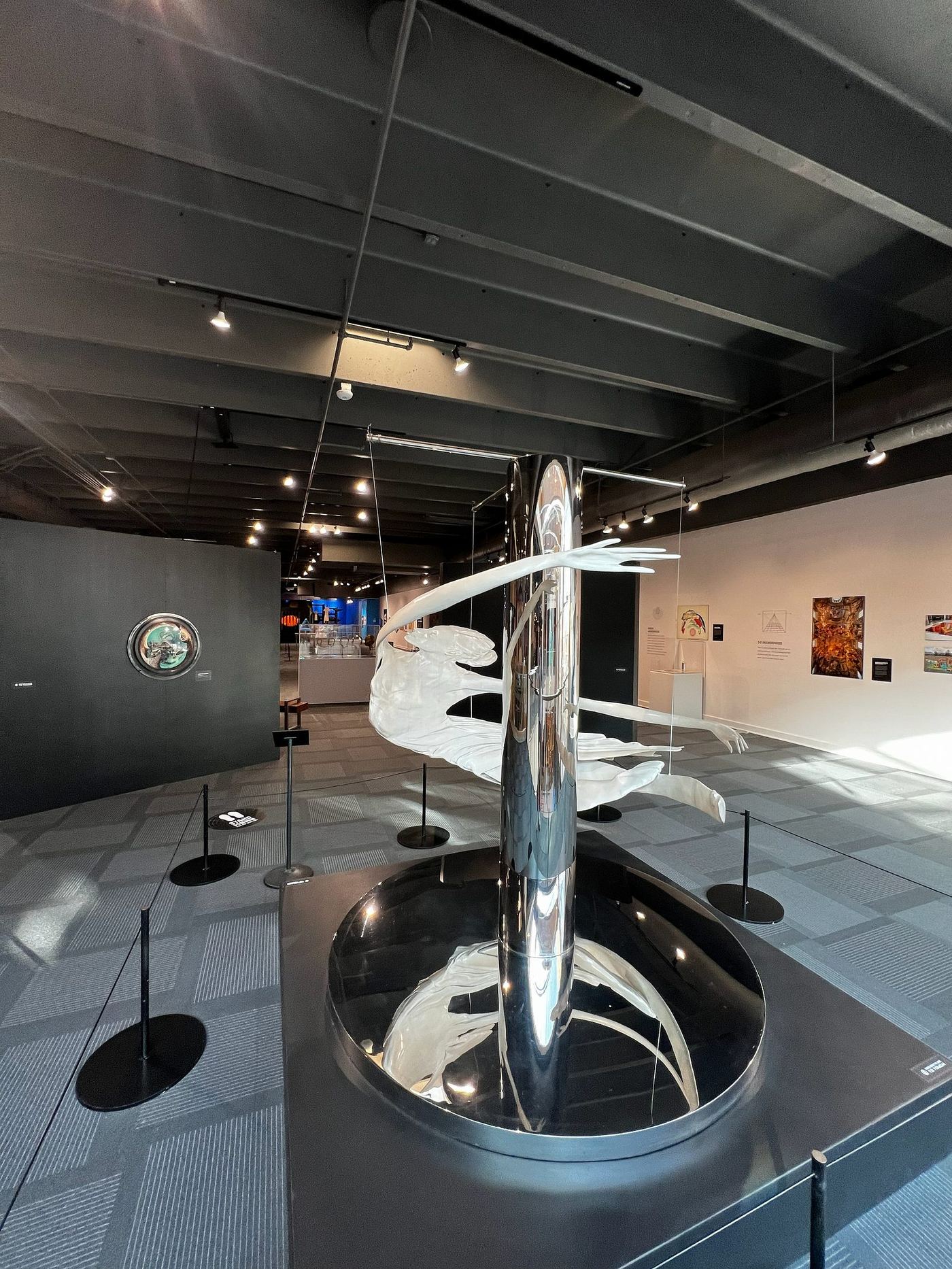 Visitors interacting with the exhibition — photograph 35